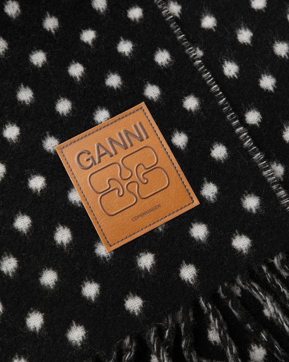 Double Face Wool Knit Scarf