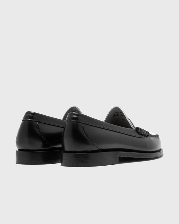 G H Bass WEEJUN HERITAGE Larson Moc Penny Black/White | BSTN Store