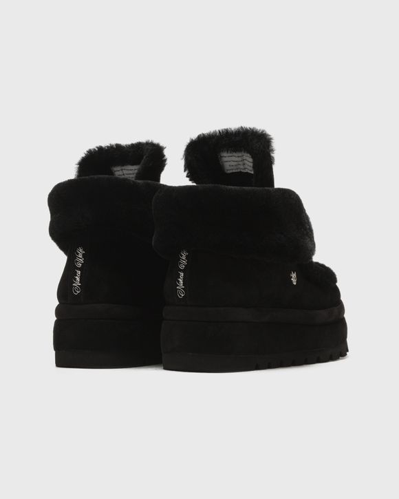 Bambi Black Suede/Shearling