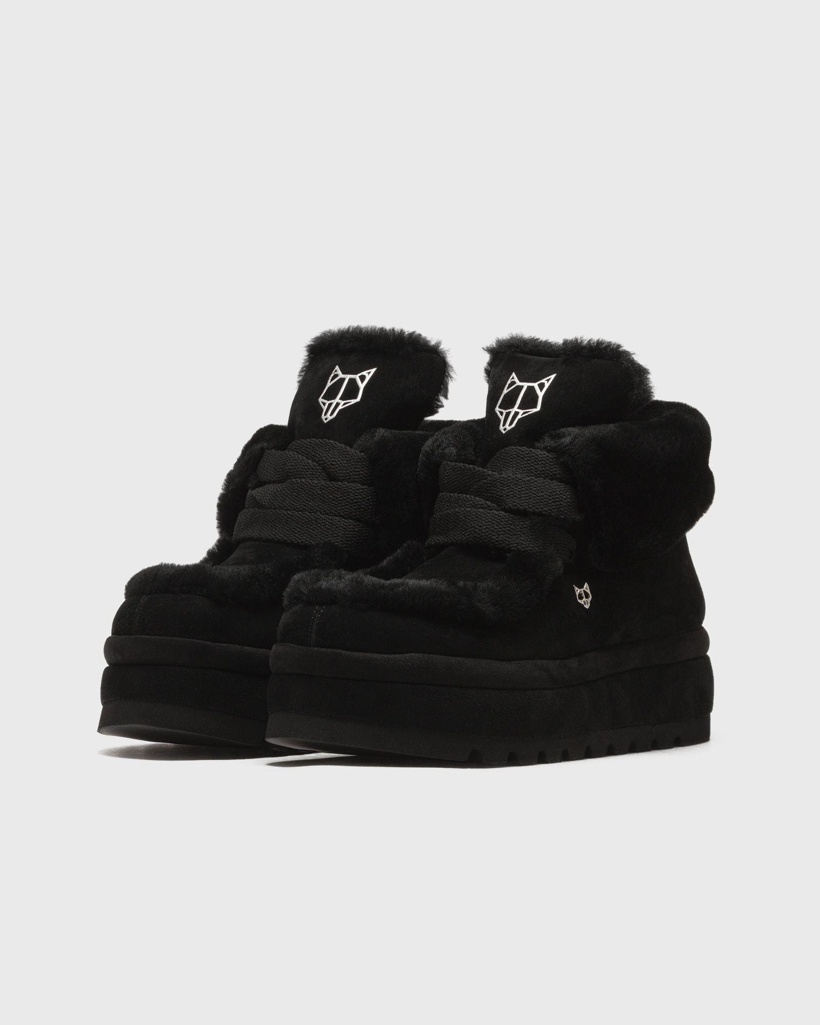 Bambi Black Suede/Shearling