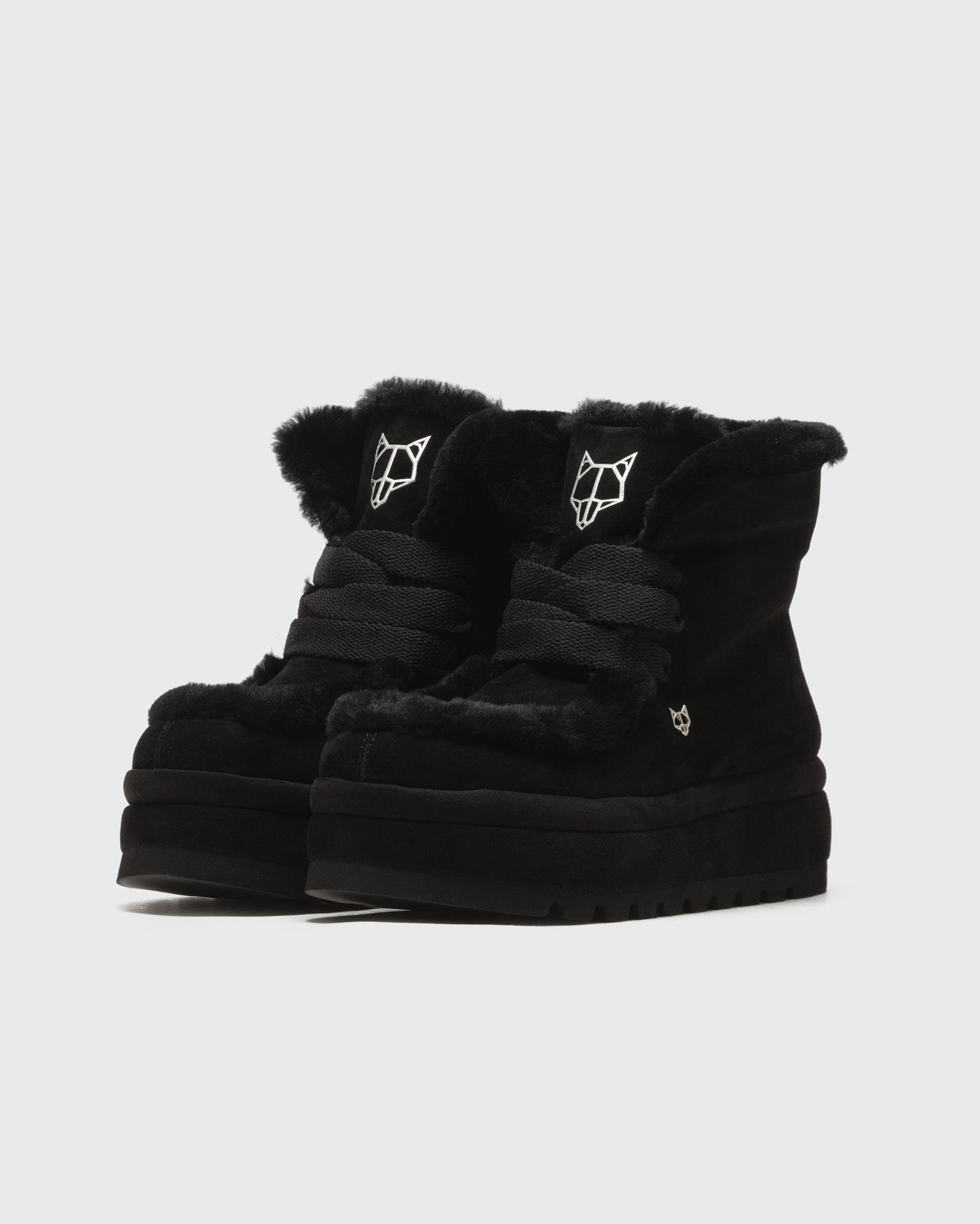 Bambi Black Suede/Shearling