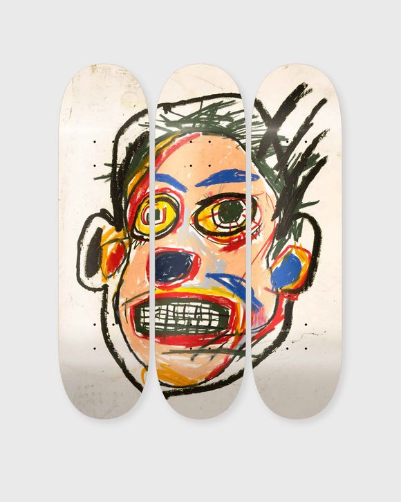 Jean-Michel Basquiat Untitled (Face) 1982 Deck