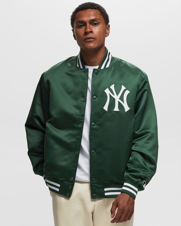 ́47 MLB New York Yankees Dalston Backer 47 Bomber Jacket Men Bomber Jackets|College Jackets Green in Size:XL