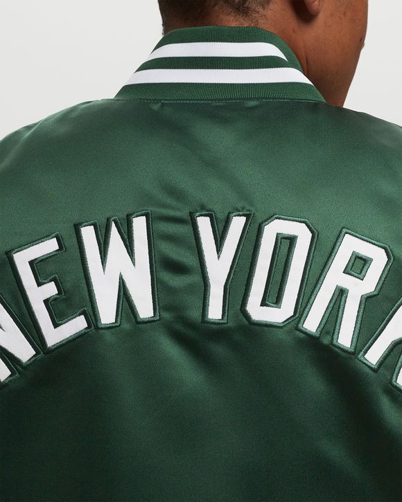 ́47 MLB New York Yankees Dalston Backer 47 Bomber Jacket Men College Jackets Blue in Size:M