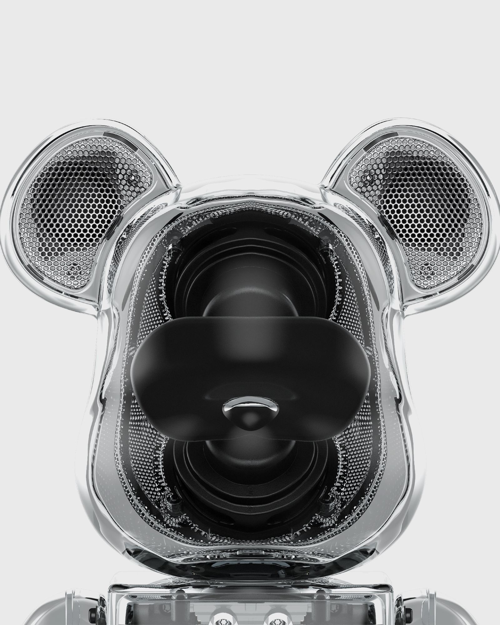 BE@RBRICK AUDIO 400% Portable Speaker CLEAR