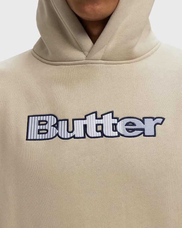 Stripe Logo Applique Pullover Hood