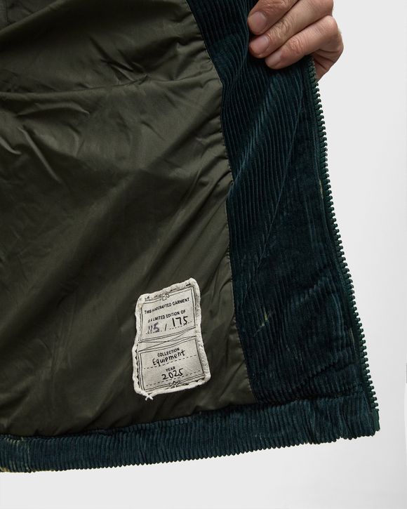 BLEACH DYED DIMENSION PUFFER JACKET