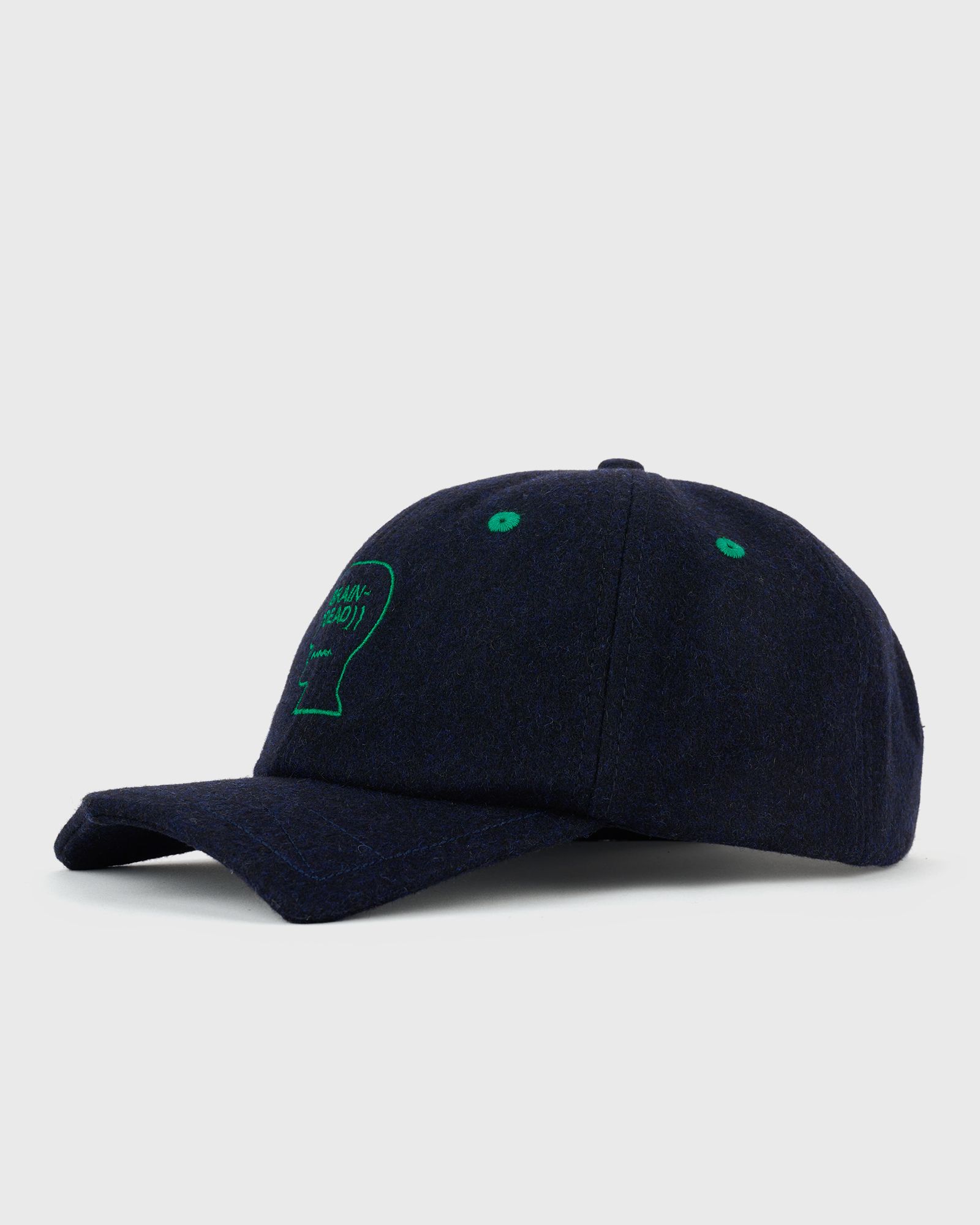 Brain Dead Brain Dead BATWING LOGOHEAD FLANNEL HAT in blue