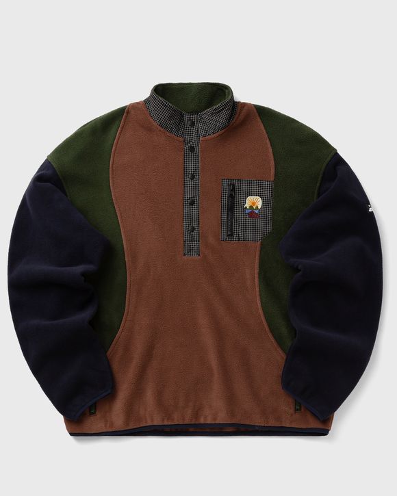 EQUIPMENT RIPSTOP PULLOVER FLEECE JACKET