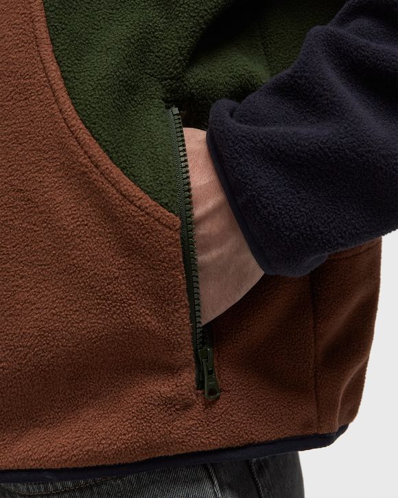 EQUIPMENT RIPSTOP PULLOVER FLEECE JACKET