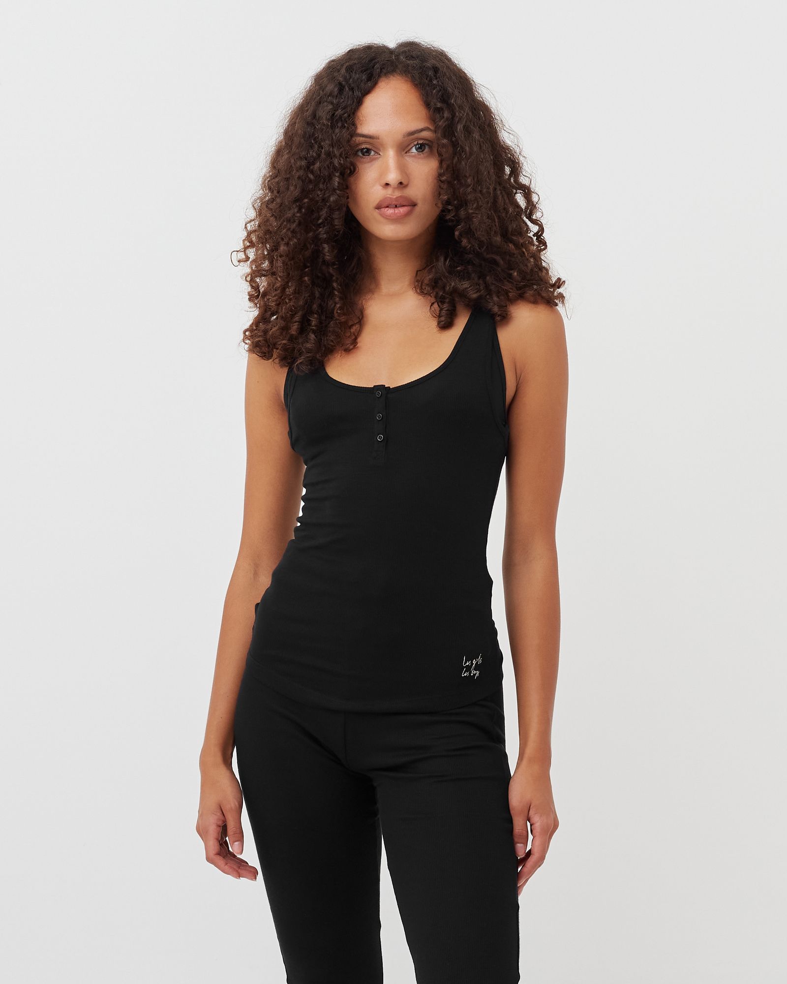 FINE RIB TANK TOP