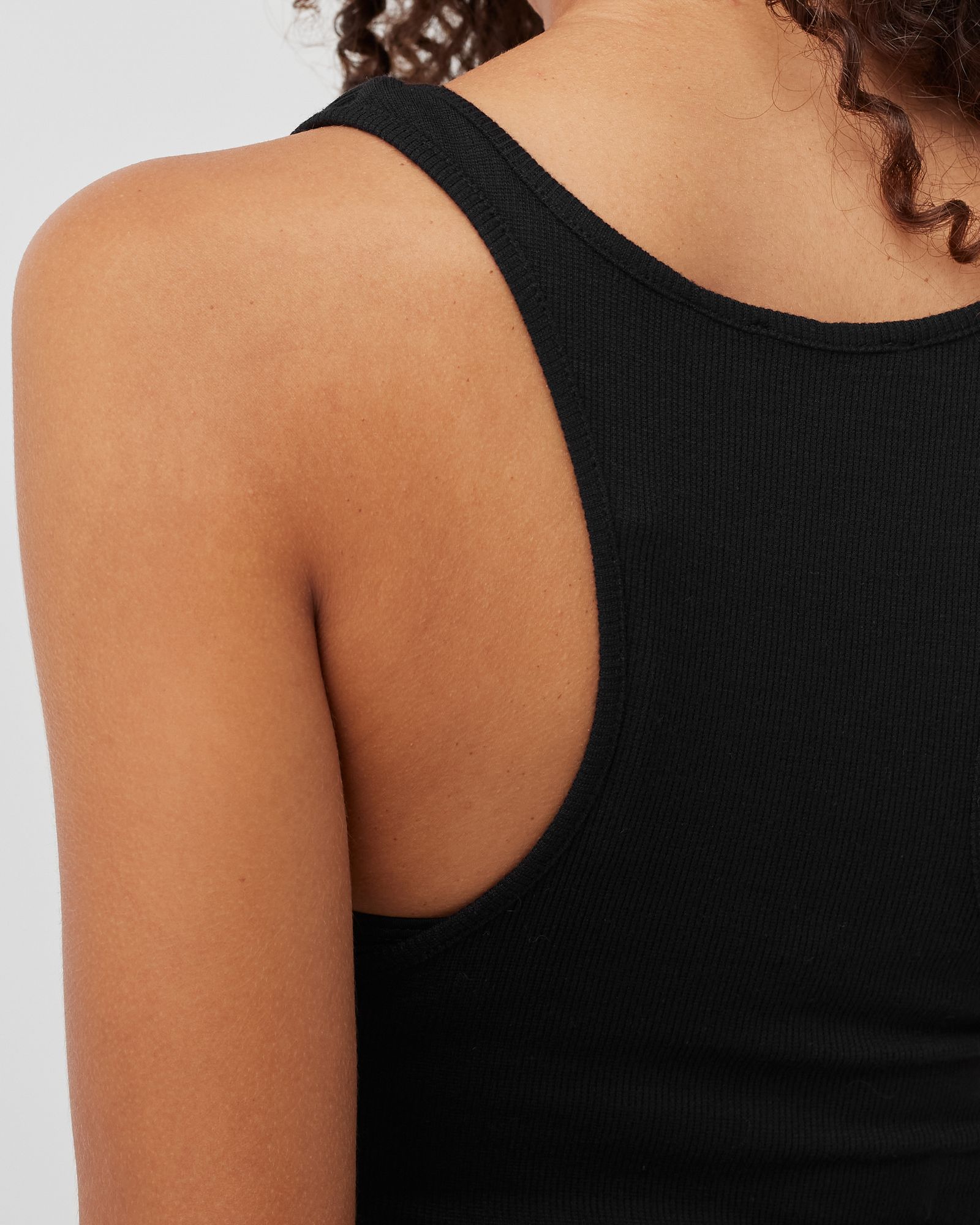 FINE RIB TANK TOP