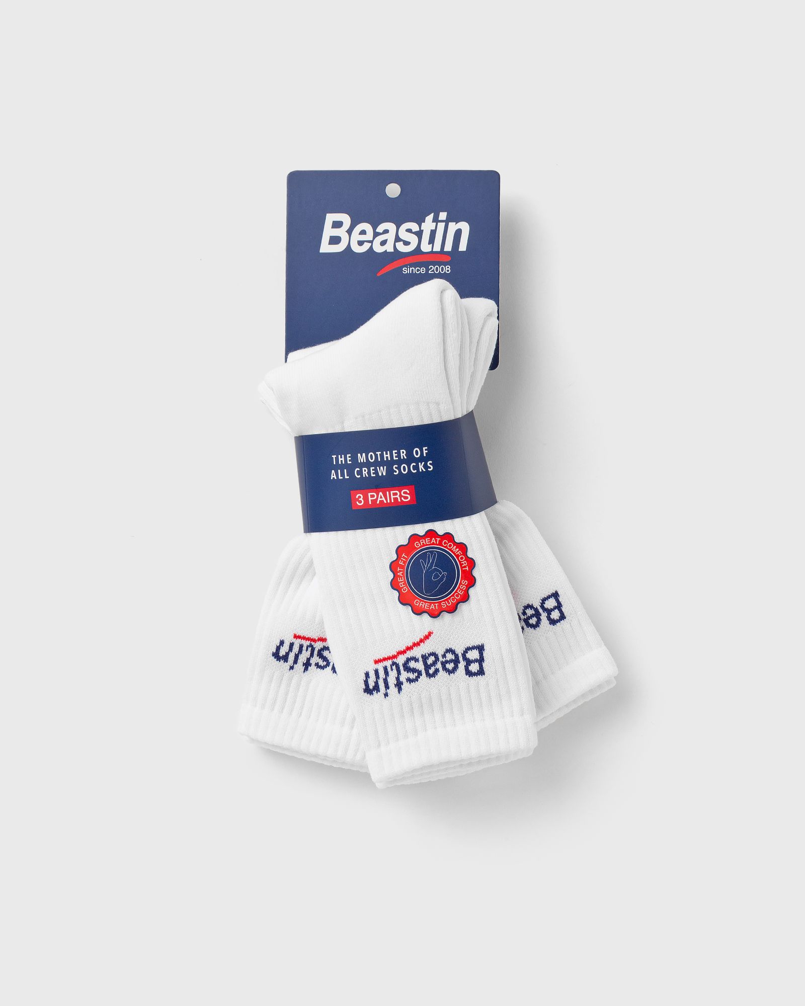 Since 08 3-Pack Cushioned Crew Socks