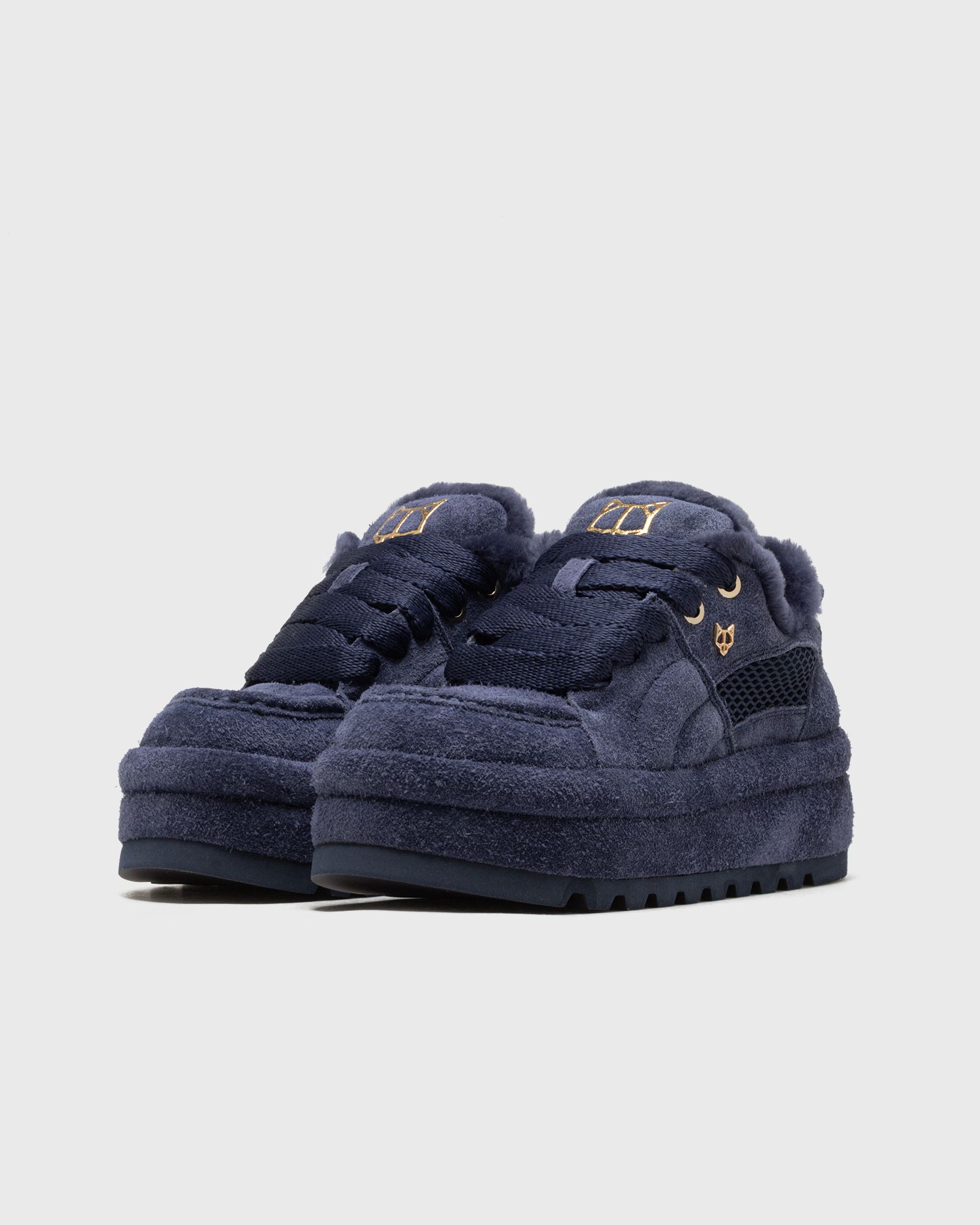 Beau Navy Suede