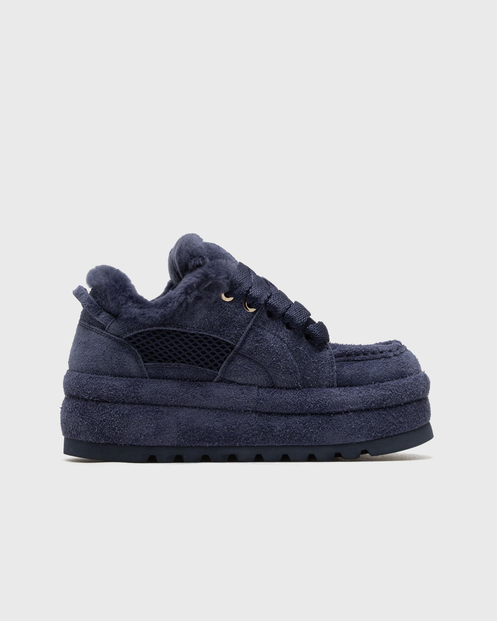 Beau Navy Suede