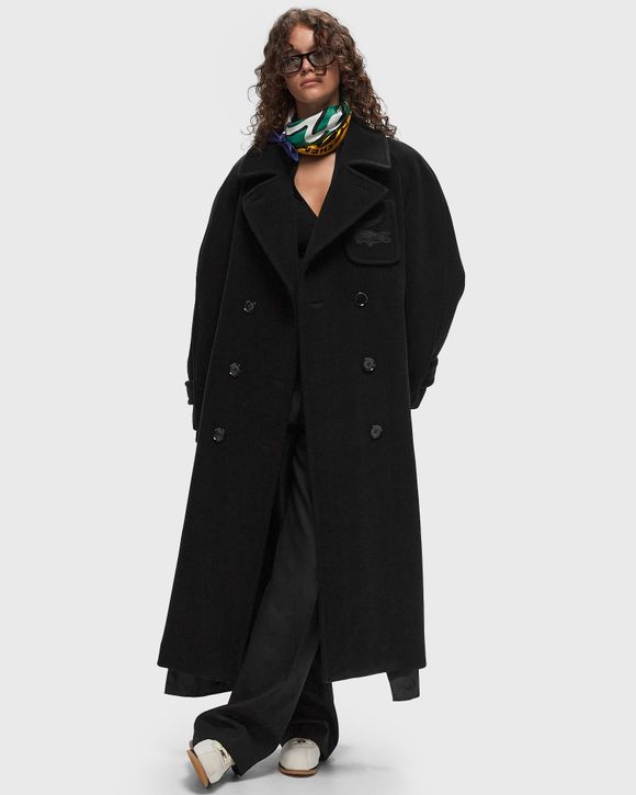 Lacoste Jade Long Coat Black BSTN Store
