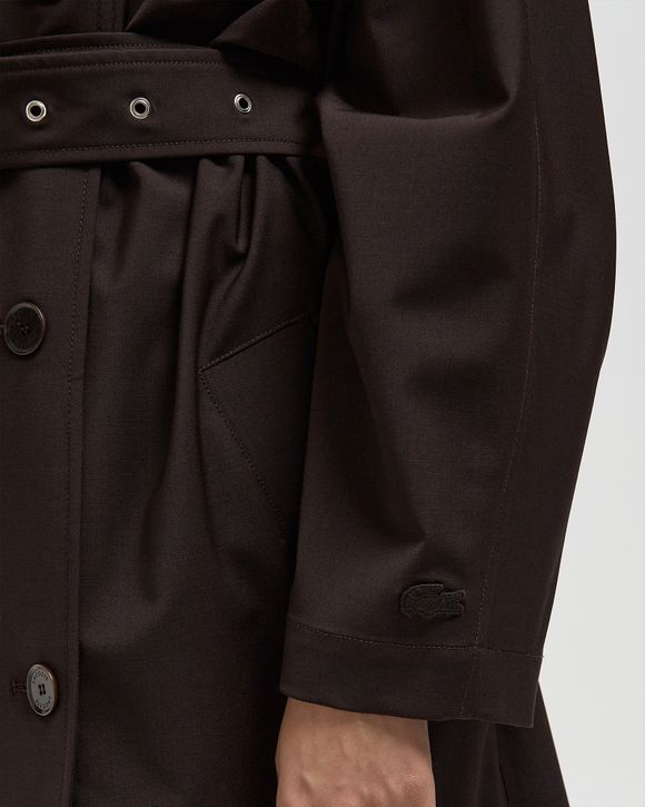 Oversized Wool Blend Trench Coat