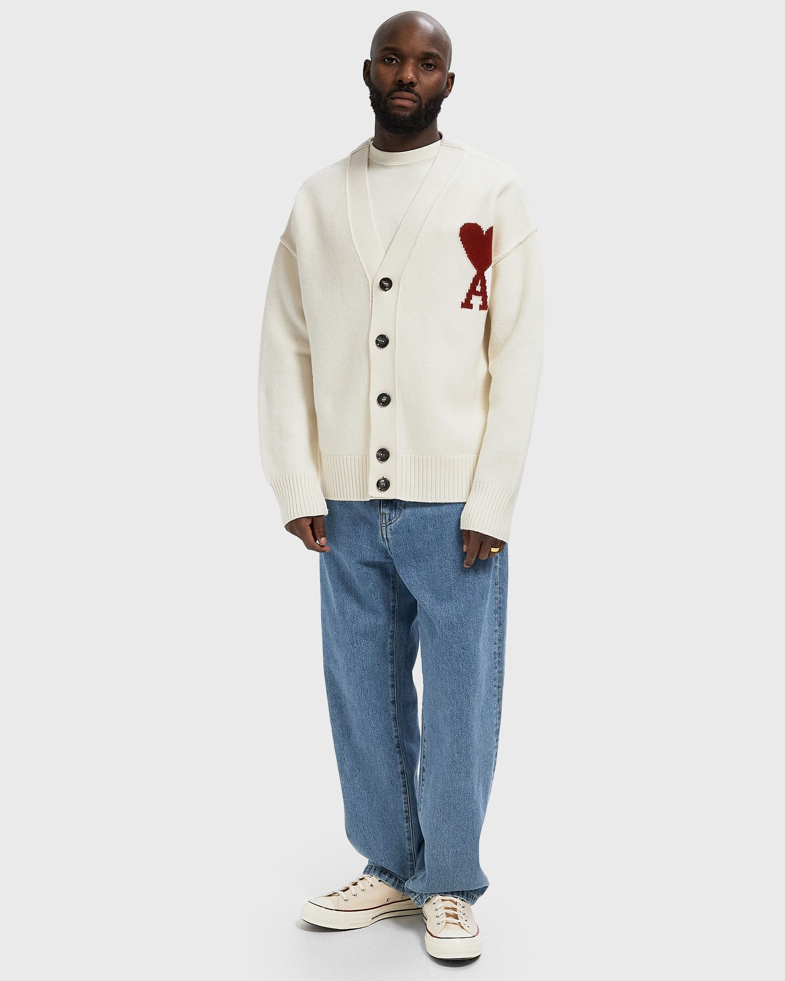 BOXY RED ADC CARDIGAN