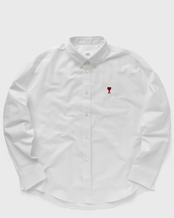 【期間限定】 Paris AMI AMI Store BSTN | White SHIRT FIT BOXY COEUR DE 洗顔料