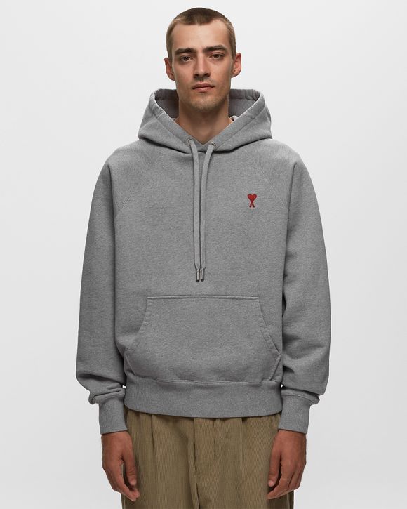 Ami paris hoodie grey new arrivals