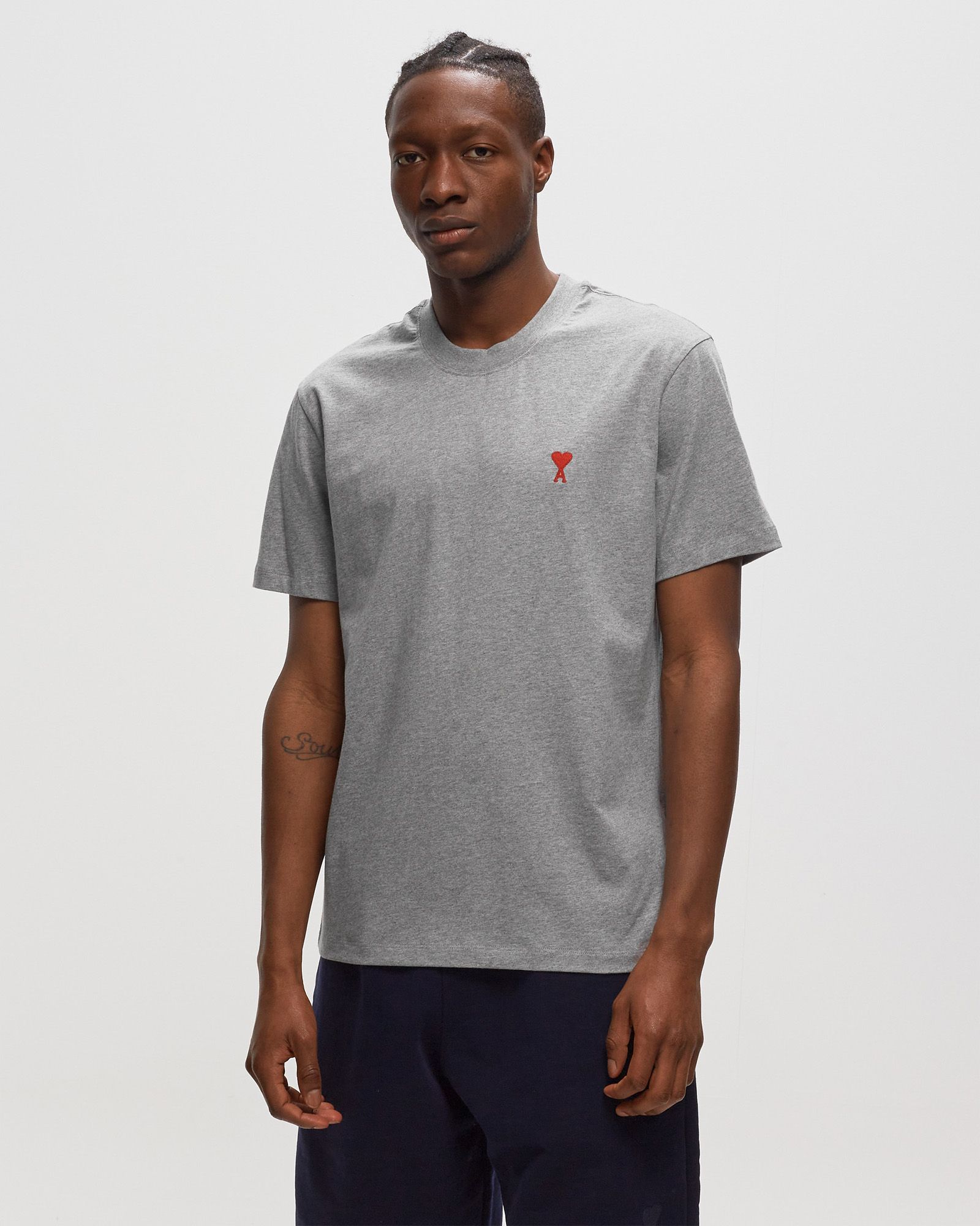 AMI Paris AMI DE COEUR T-SHIRT Grey | BSTN Store
