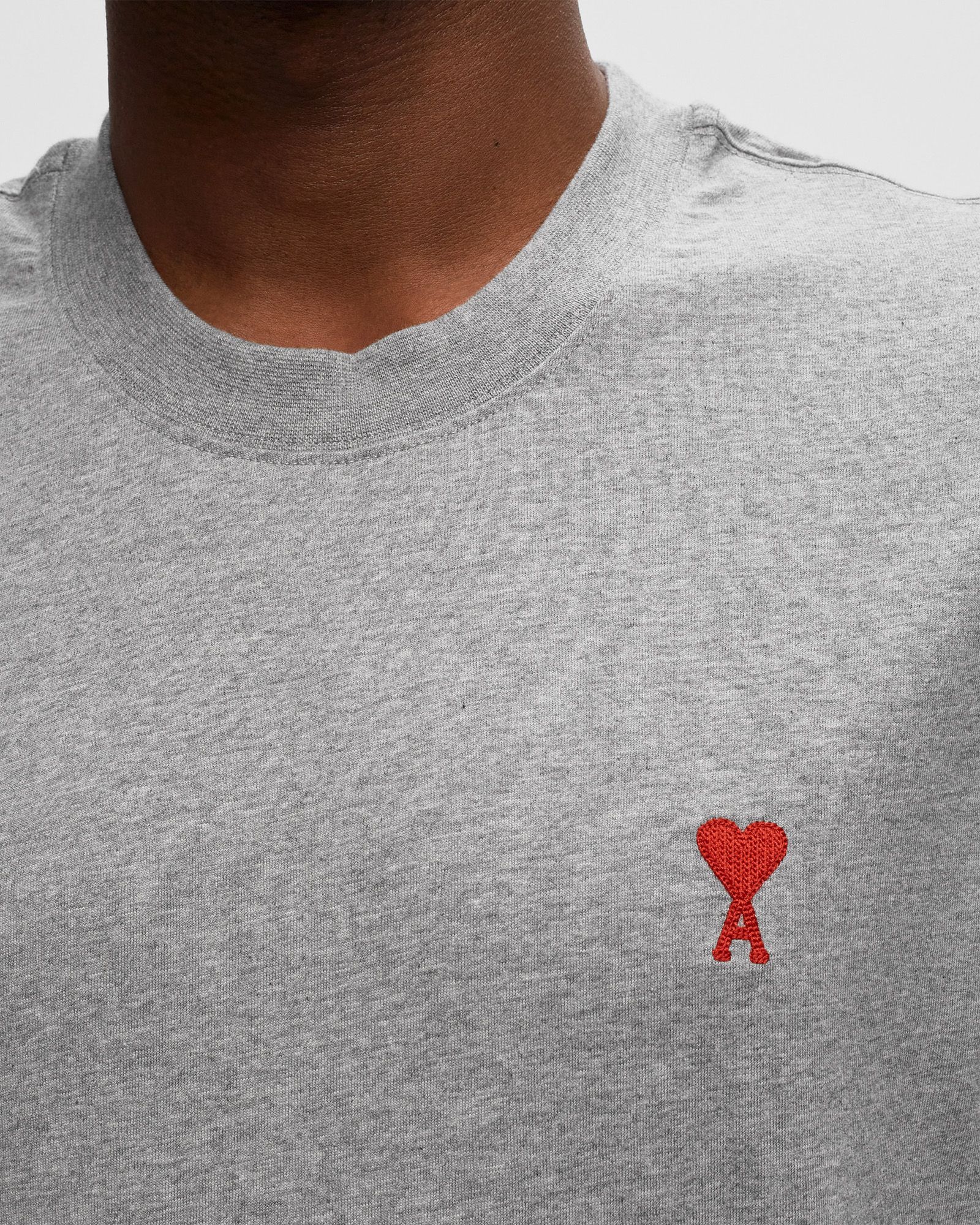 AMI Paris AMI DE COEUR T-SHIRT Grey | BSTN Store