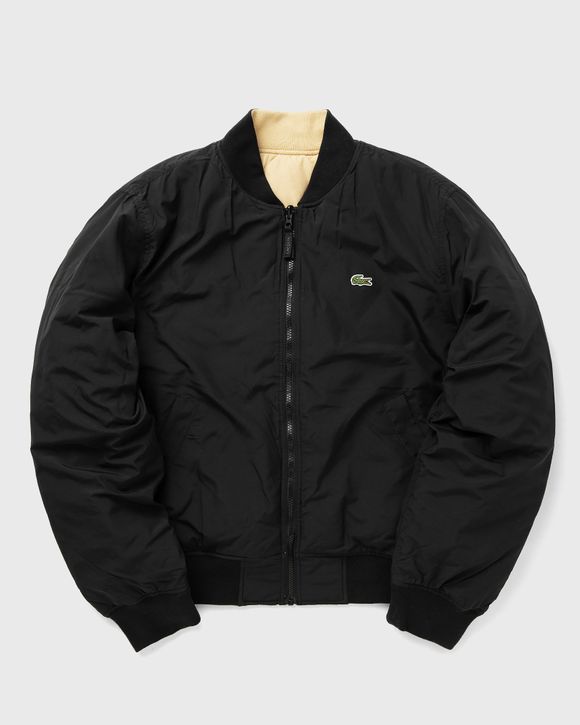 Lacoste black store bomber jacket