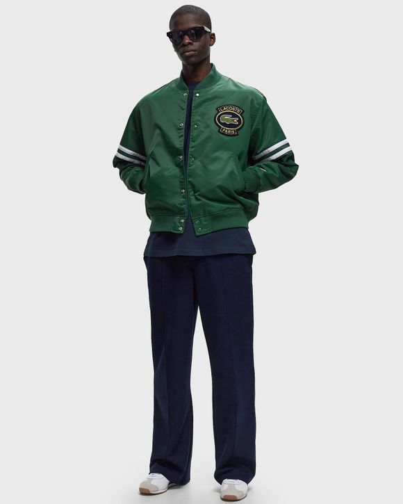 WATER REPELLENT BADGE ACCENT BOMBER JACKET