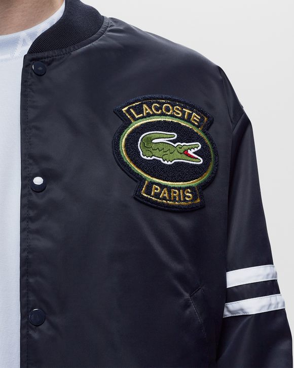 Lacoste hooded sale bomber jacket