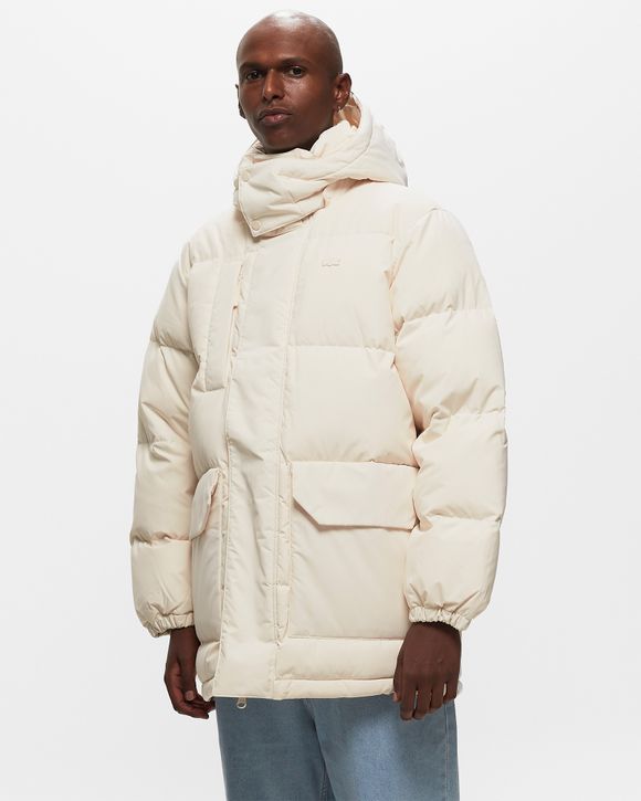 Beige shop lacoste jacket