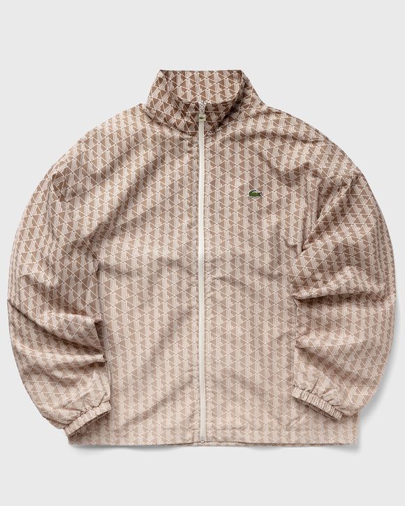 Shop Lacoste Monogram-Print Track Jacket