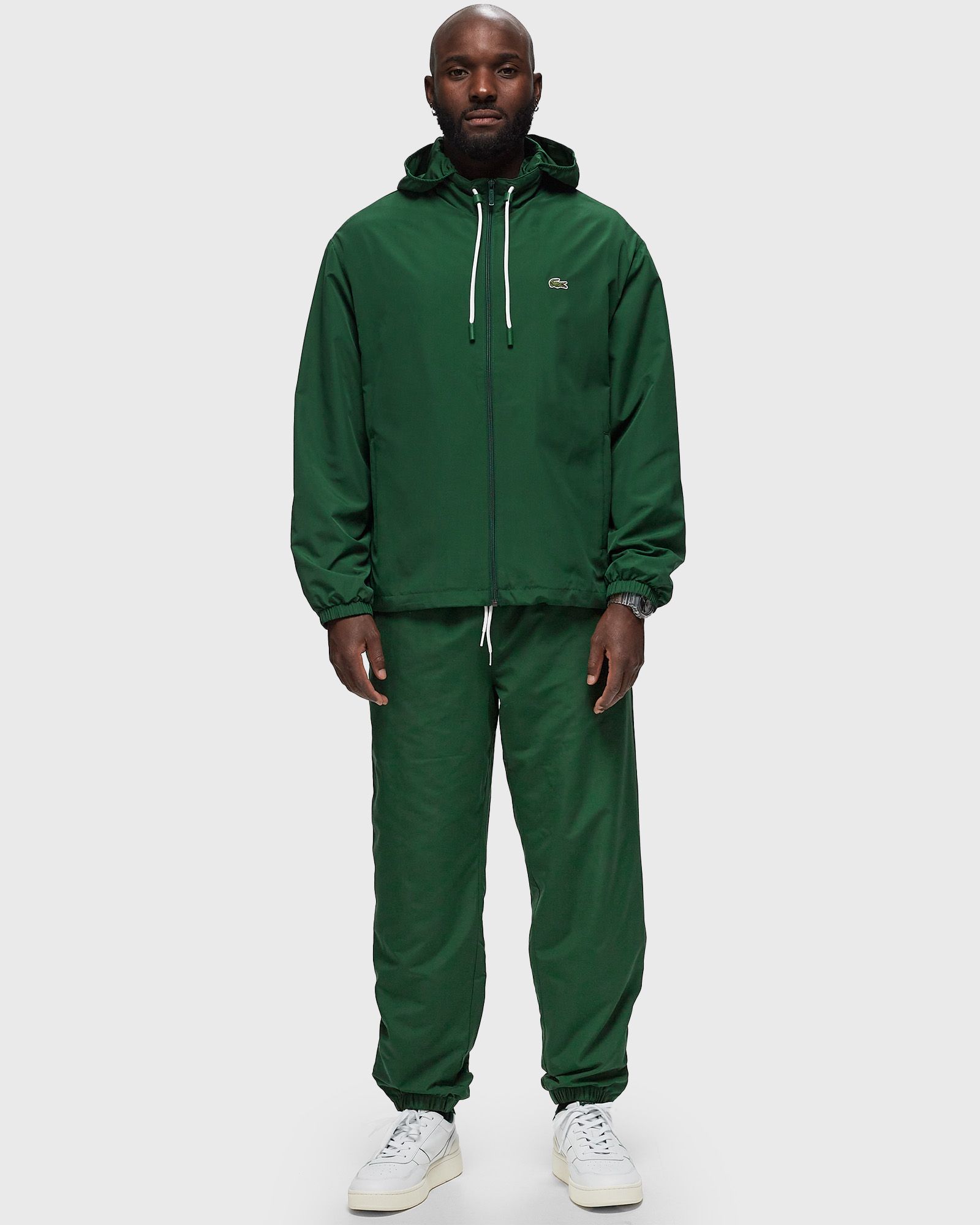 SPORTSUIT JACKET WITH REMOVABLE HOOD