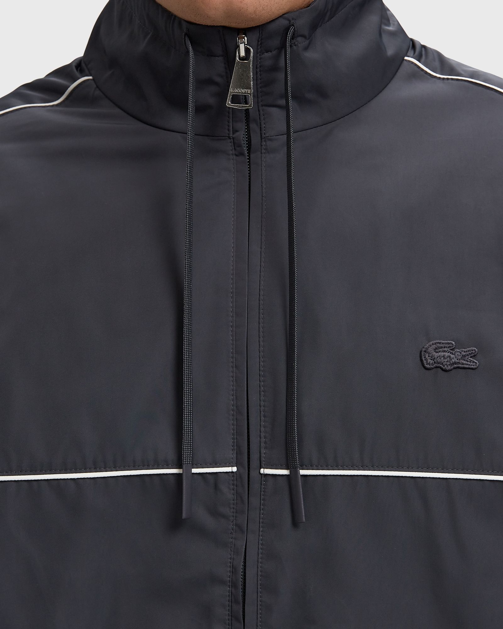 Water-Repellent Trim Accent Track Jacket
