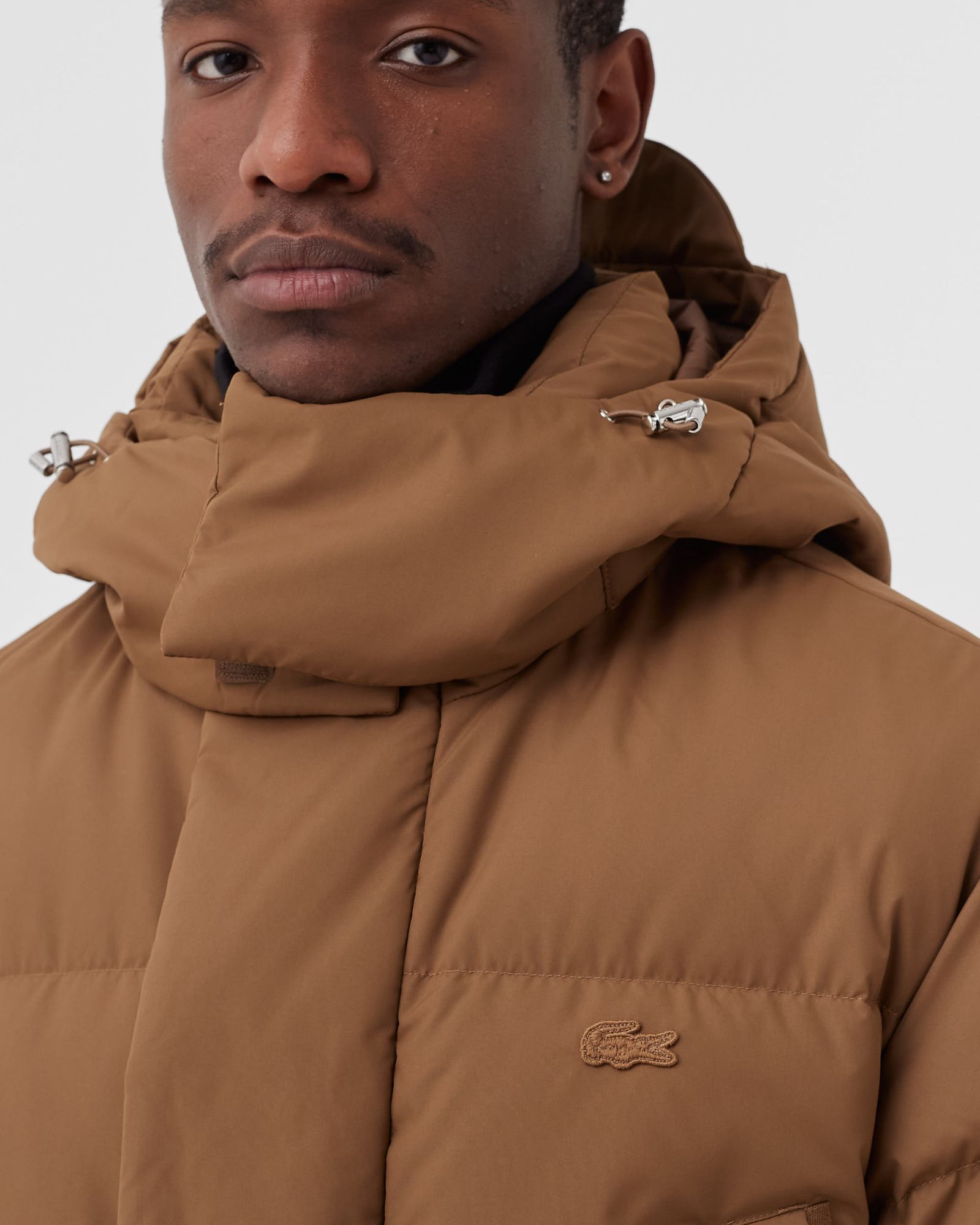 DETACHABLE HOODED BLOUSON PARKA