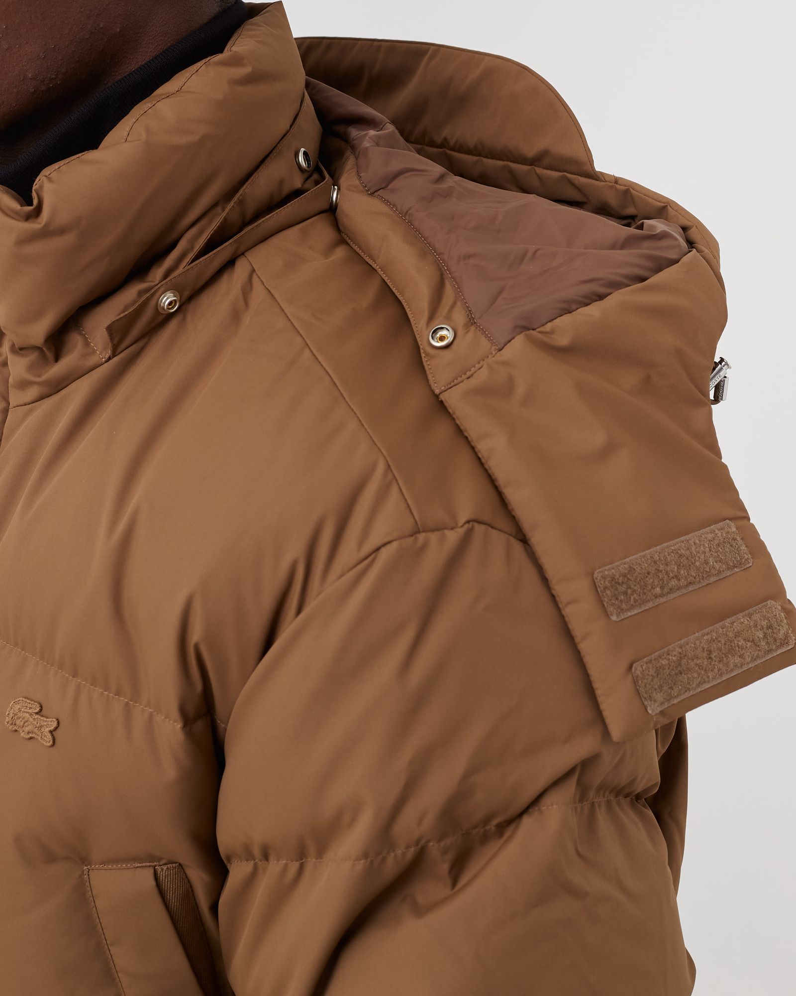DETACHABLE HOODED BLOUSON PARKA