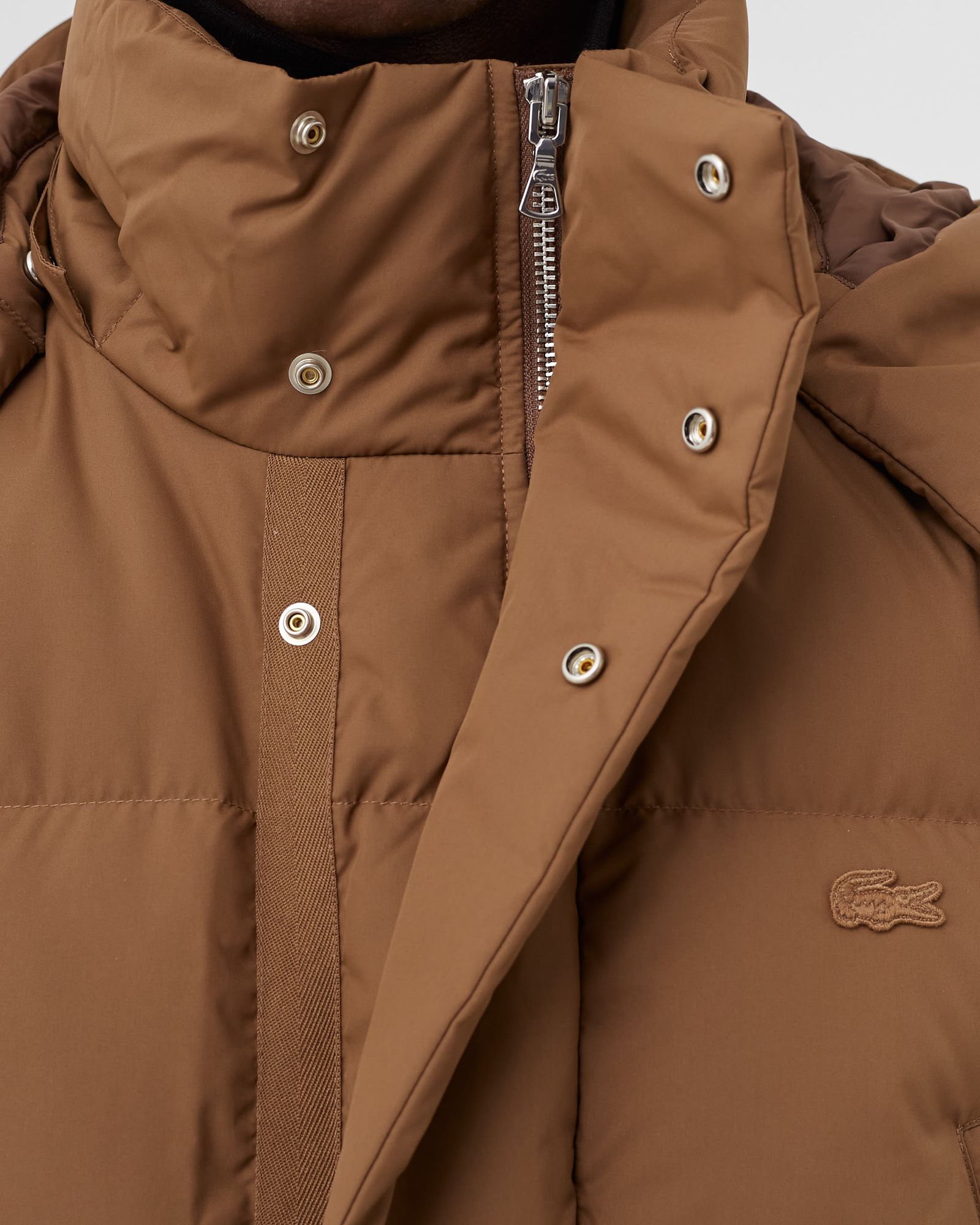 DETACHABLE HOODED BLOUSON PARKA