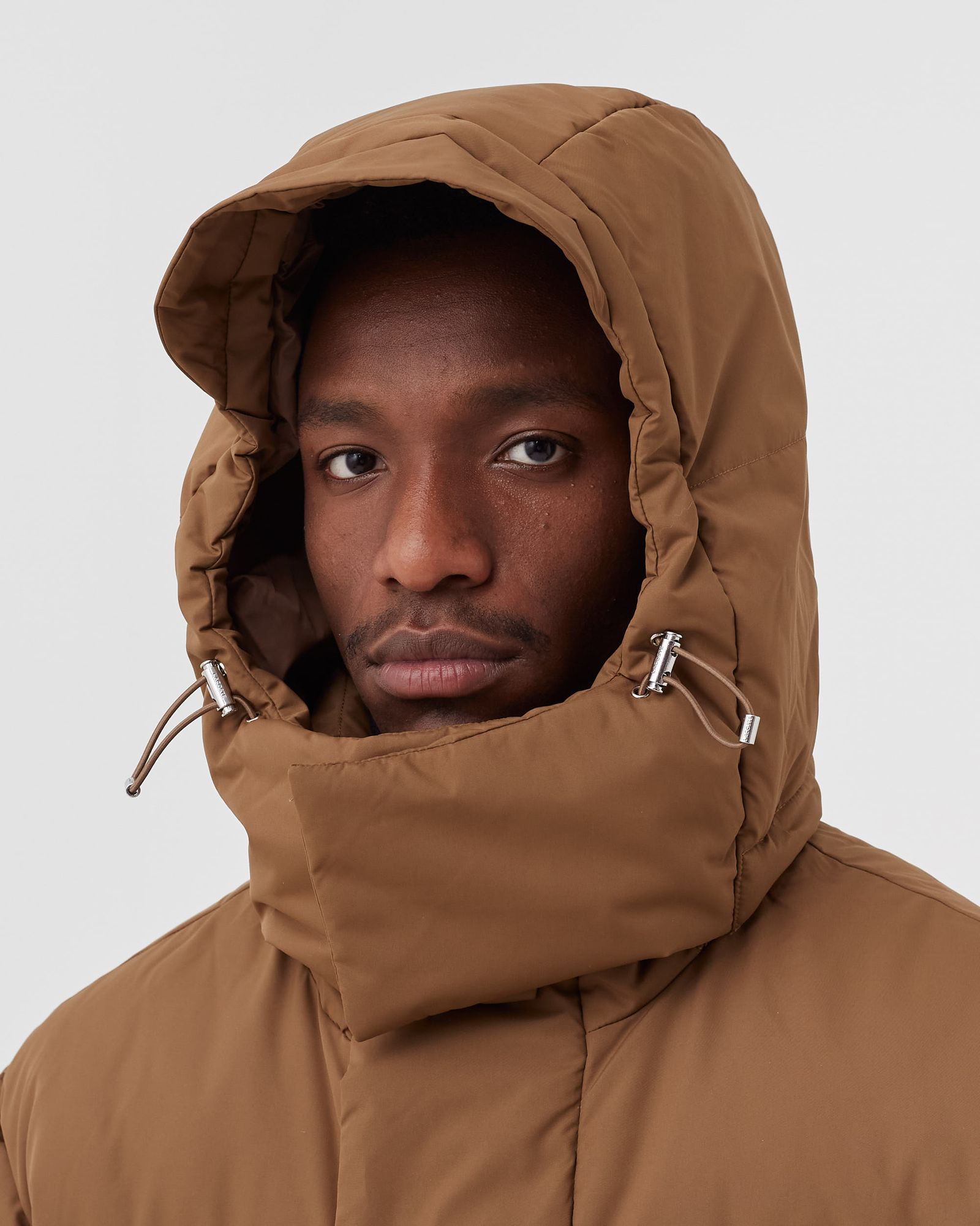DETACHABLE HOODED BLOUSON PARKA
