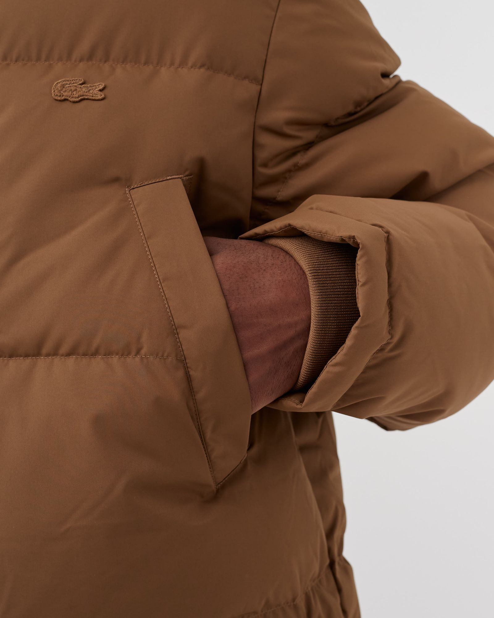 DETACHABLE HOODED BLOUSON PARKA