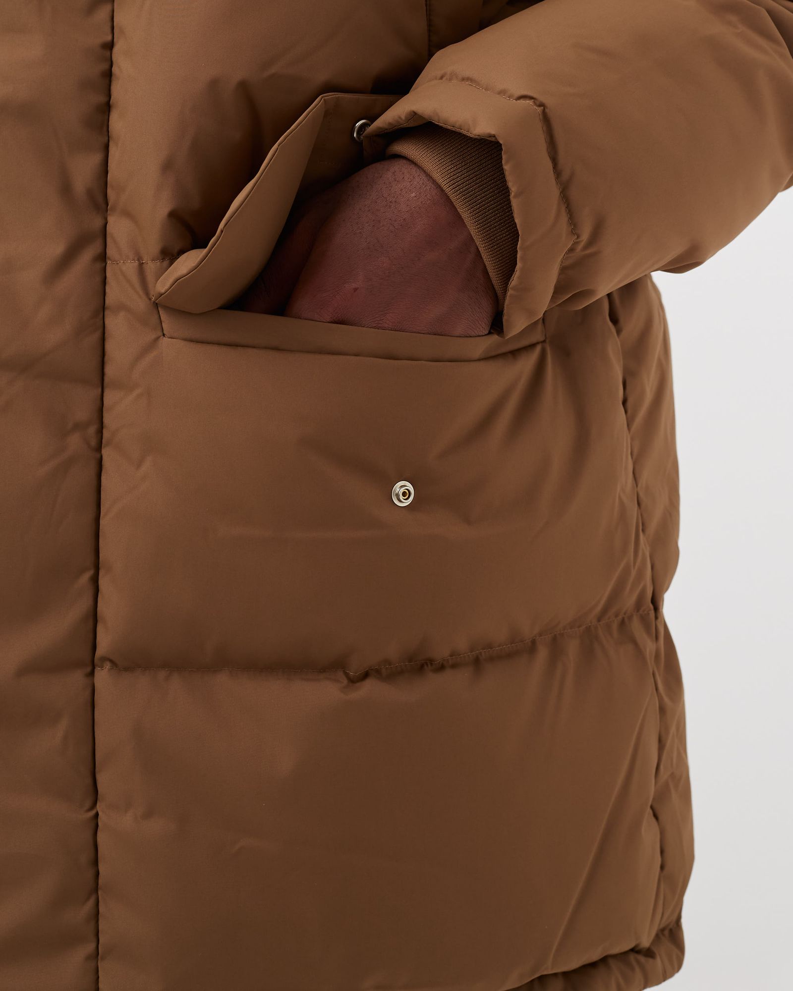 DETACHABLE HOODED BLOUSON PARKA