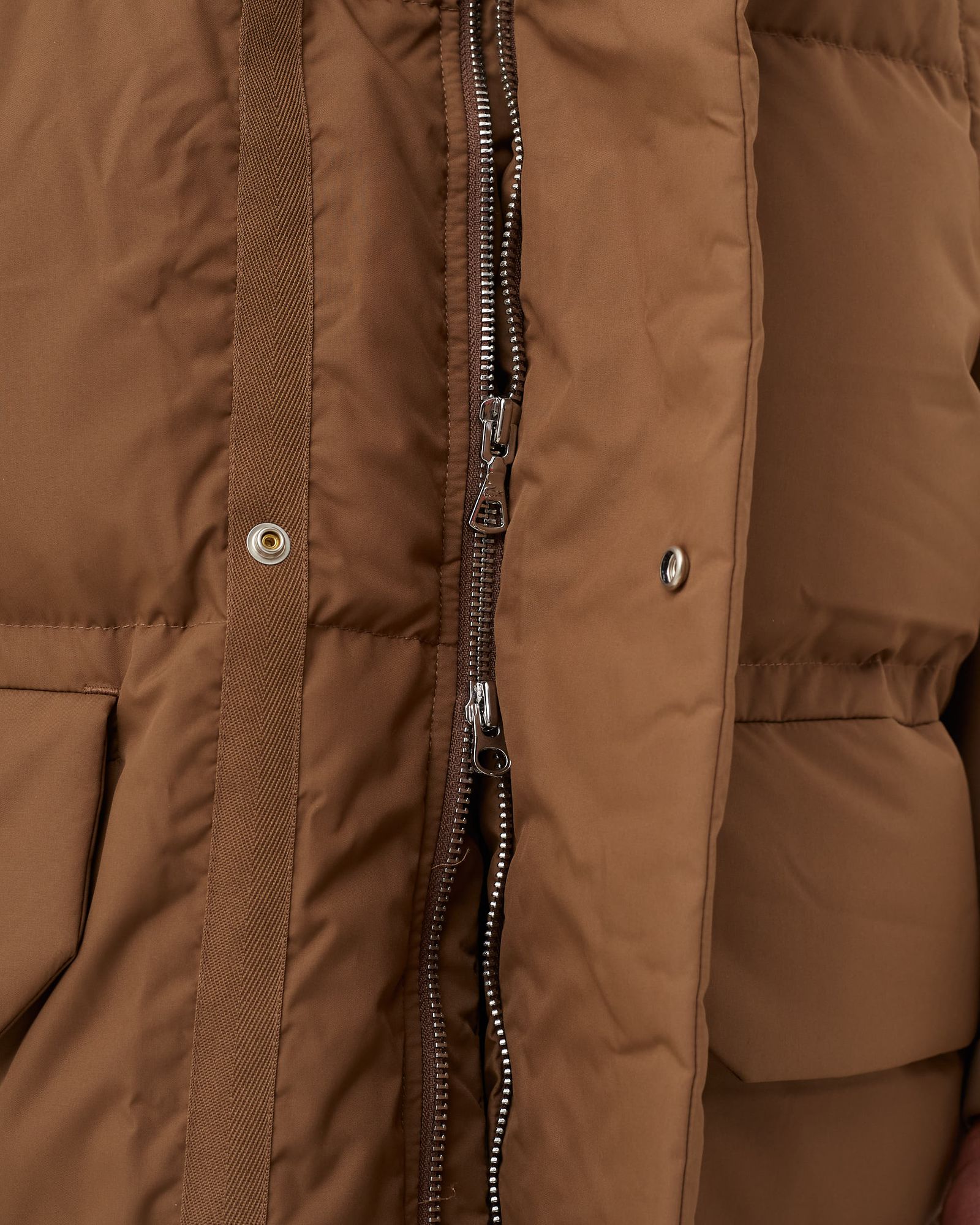 DETACHABLE HOODED BLOUSON PARKA