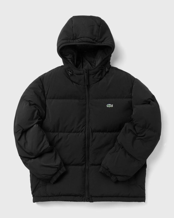 Lacoste Lightweight Water Resistant Puffer Jacket Black BLACK