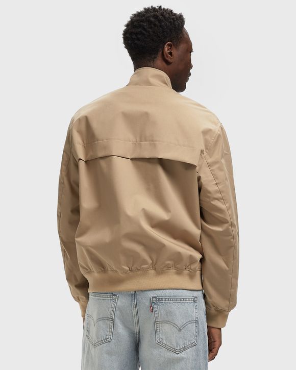 Water-Repellent Twill Harrington Jacket