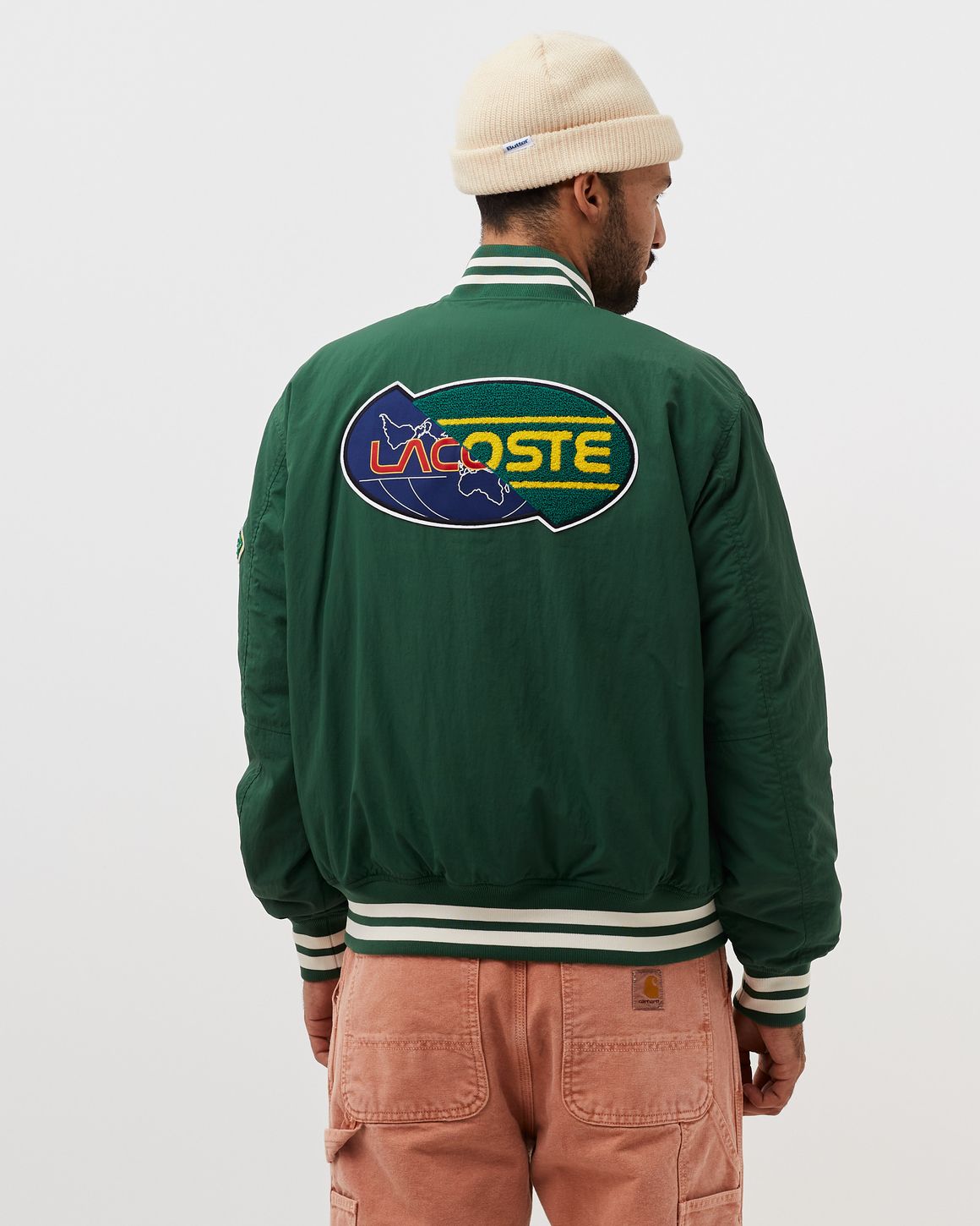 Lacoste × Supreme メルトンボンバージャケット - green