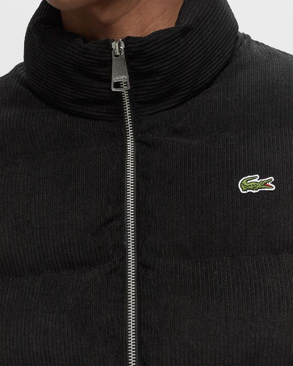 QUILTED VELOUR PUFFER JACKET