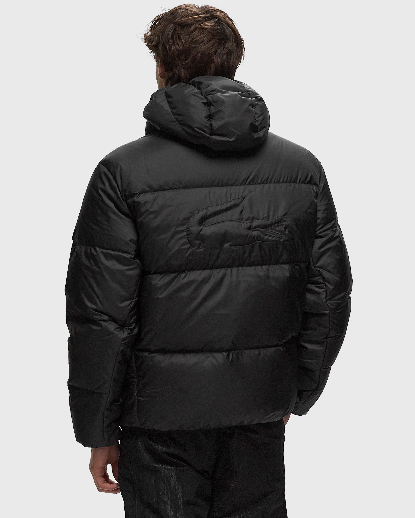 Short Water Repellent Hooded Puffed Jacket