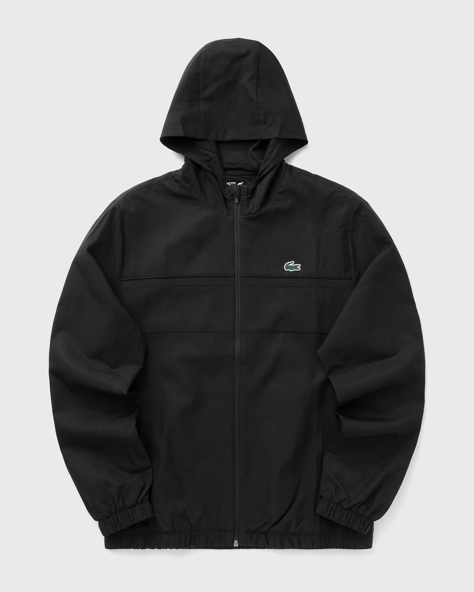 Lacoste Lacoste Water-Repellent Sport Track Jacket in black