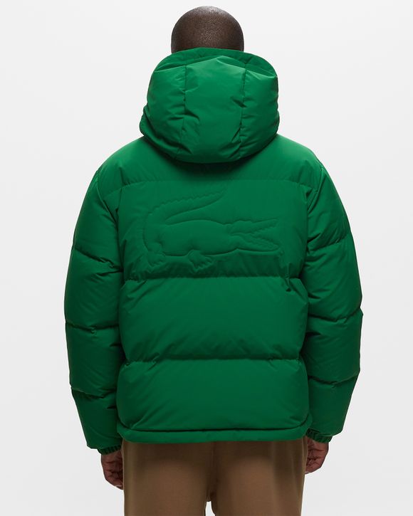 Lacoste green puffer jacket new arrivals