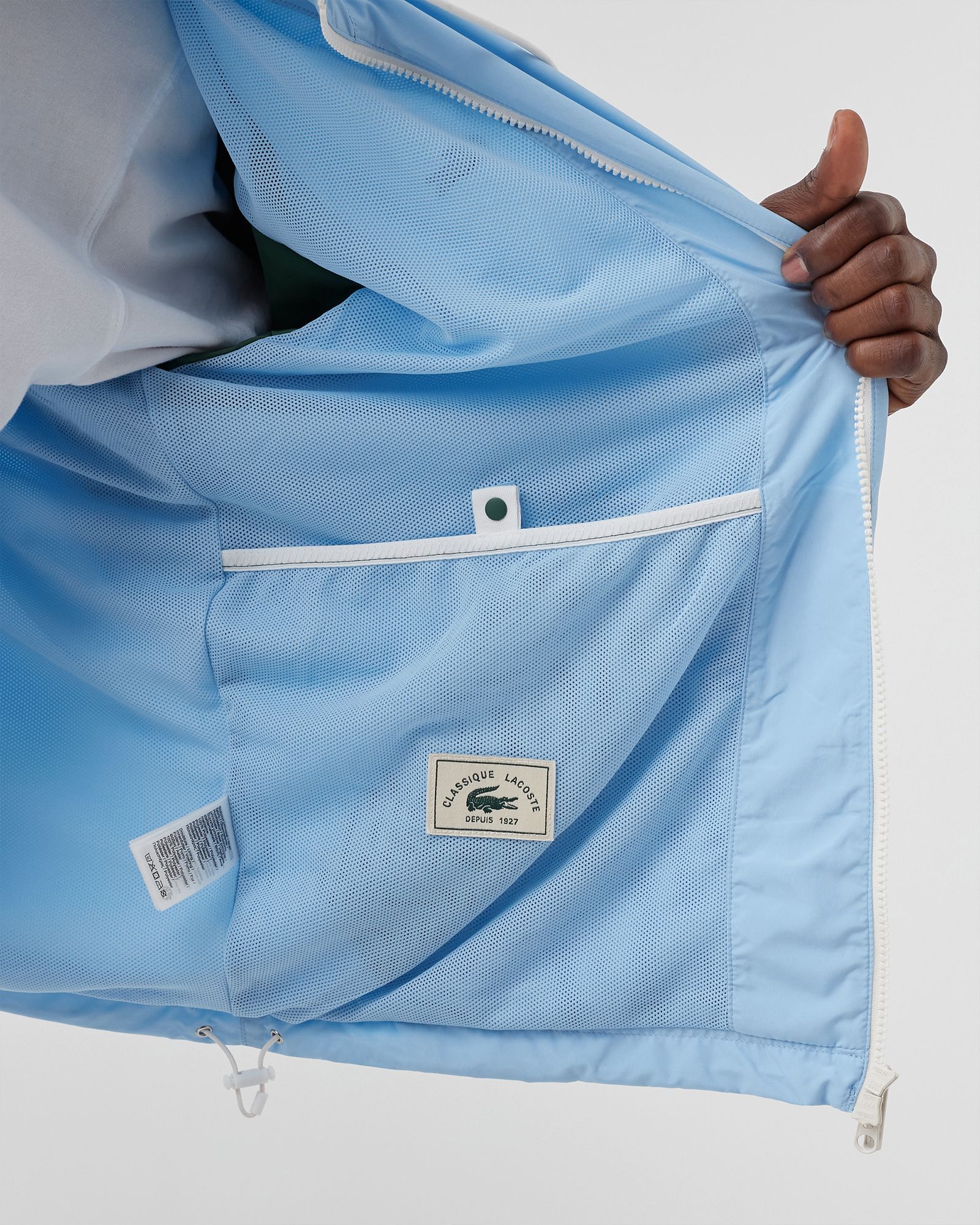 Lightweight Water-Resistant Zip Windbreaker