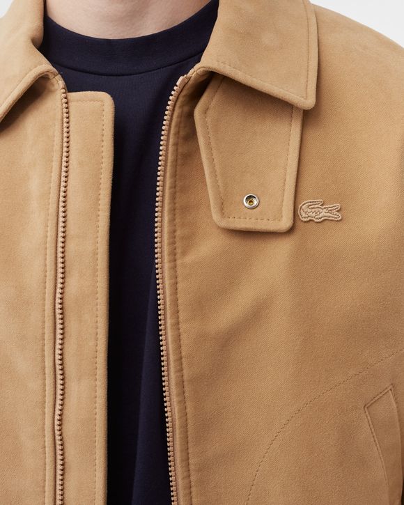 Padded Velvet Cotton Zippered Jacket