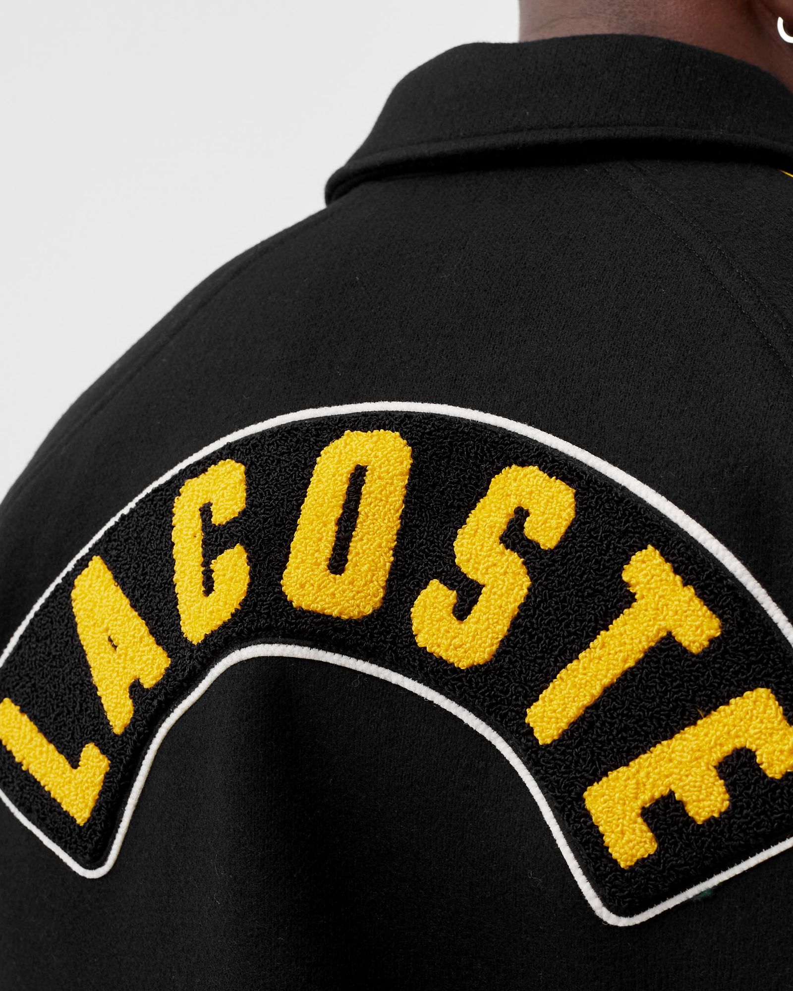 Lacoste L!VE Wool Blend Teddy-Style Jacket